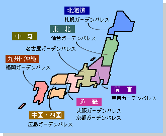 日本地図の画像