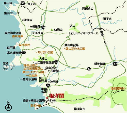 葉山地図のイメージ