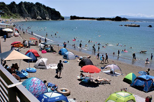 客室からの眺望（長者ヶ崎海水浴場）のイメージ