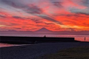 客室からの眺望（夏の夕焼け）のイメージ