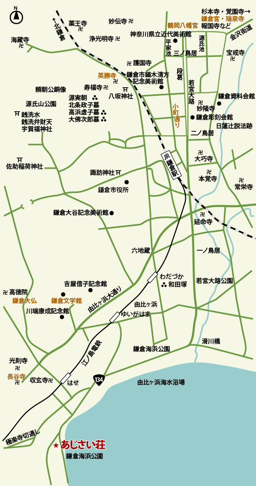 鎌倉地図のイメージ