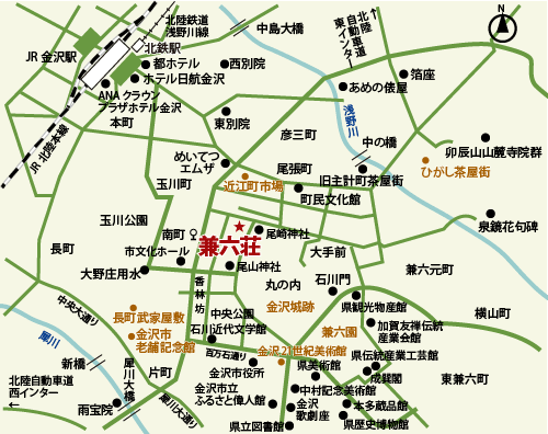 金沢地図のイメージ