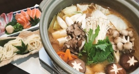 信州サーモンと鰤の味噌しゃぶ鍋イメージ