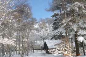すずかる荘　雪景色