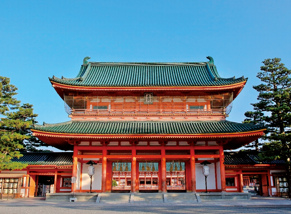 平安神宮　応天門の写真