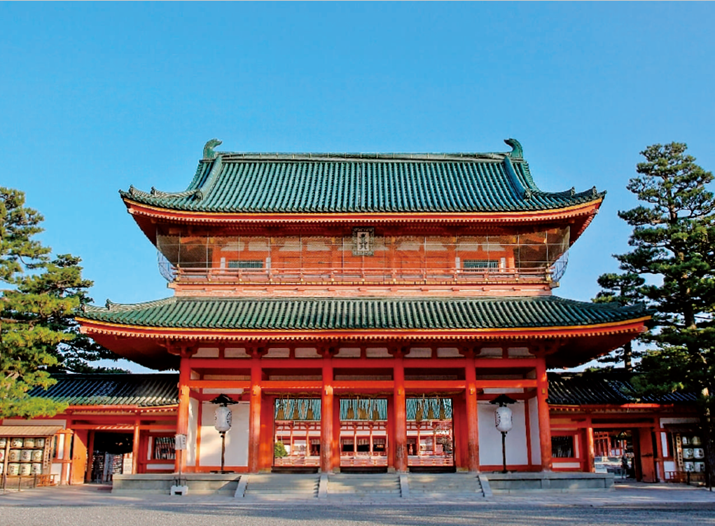 平安神宮　応天門の写真