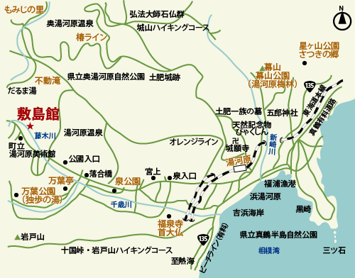 湯河原地図の写真