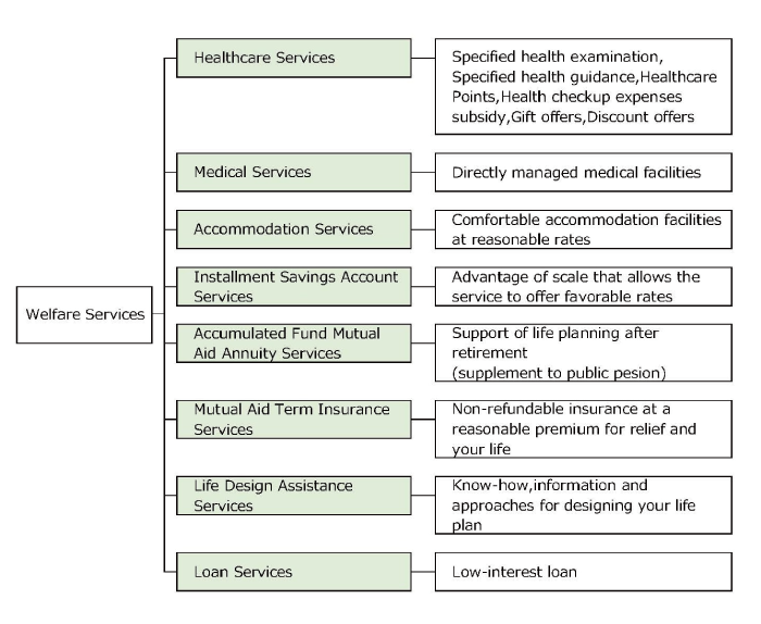  outline of Welfare Services